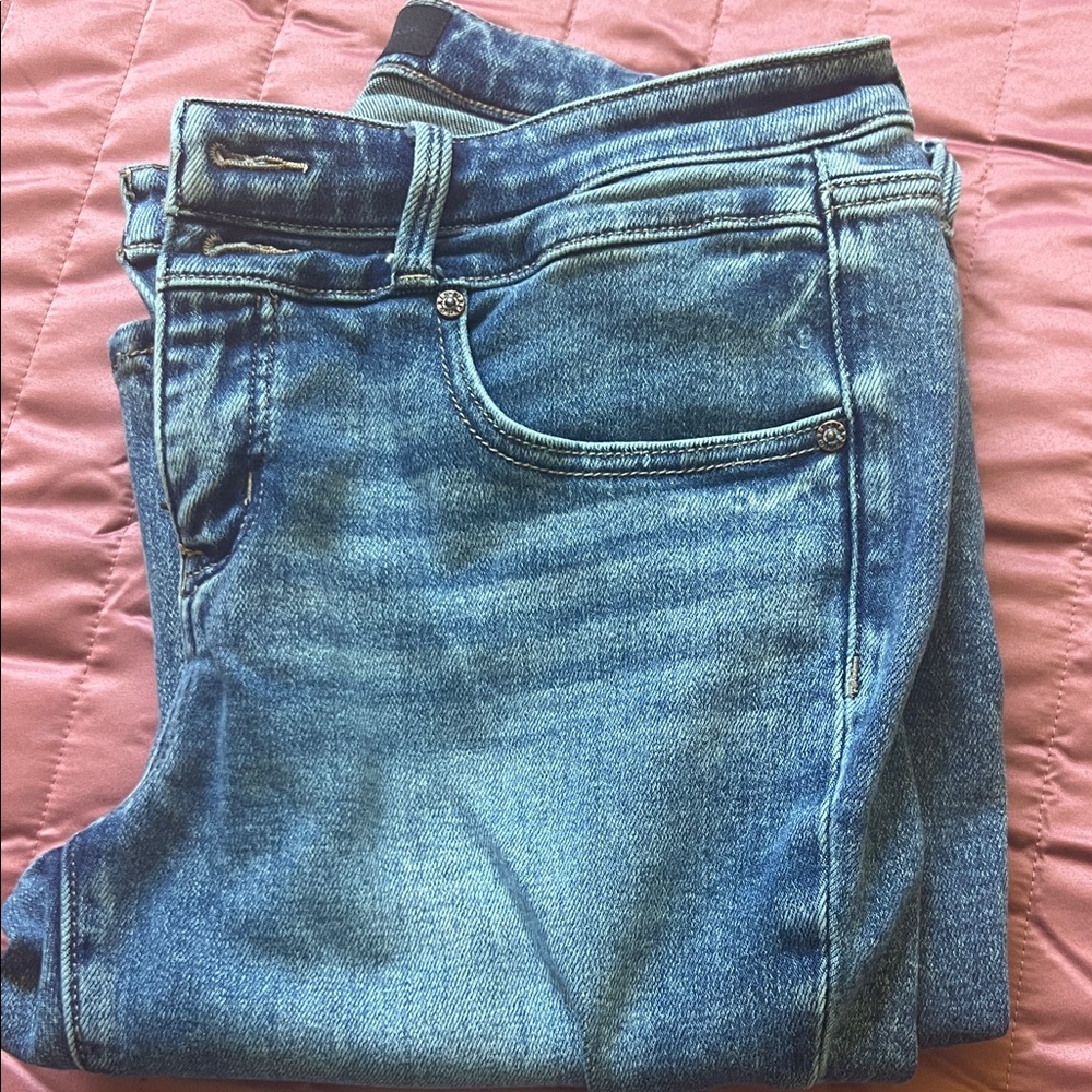 Buckle Women's Skinny Jeans in Classic Blue
